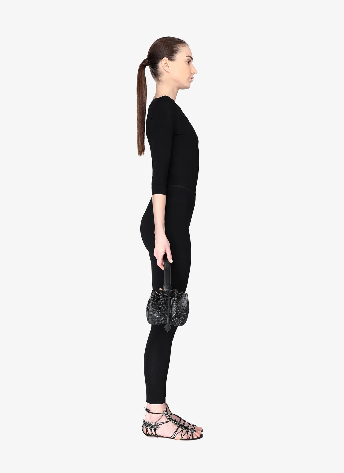 ROSEMARIE MINI TRESOR CERAMIQUE SW NOIR ALAÏA  ROSEMARIE MINI TRESOR CERAMIQUE SW NOIR NOIR